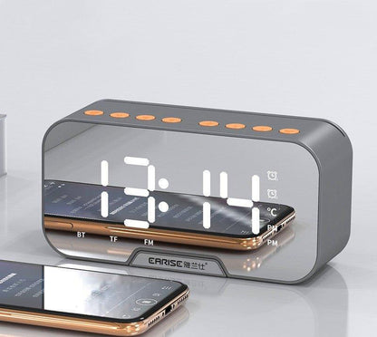 Alarm Clock Clock Wireless Bluetooth Speaker Mini Home Outdoor Card Subwoofer Computer Audio