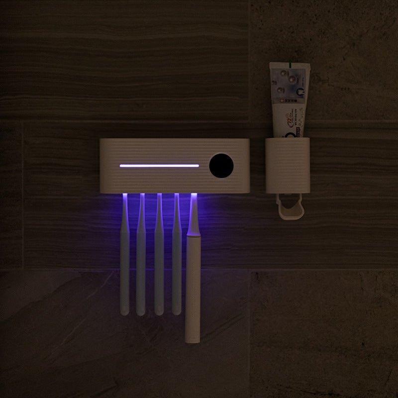 Automatic Air-Drying And Placing Toothbrush Disinfection Box On The Wall