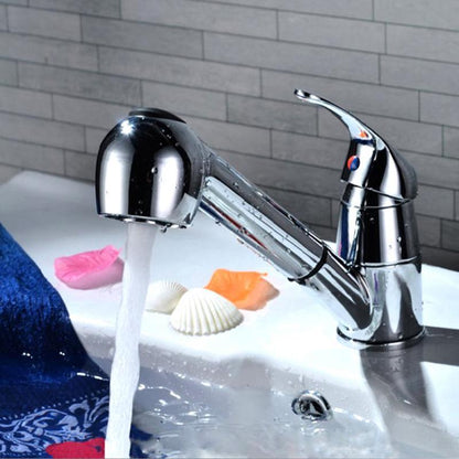 Chrome Kitchen Tap Spare Faucet Pull Out Spray Shower Head