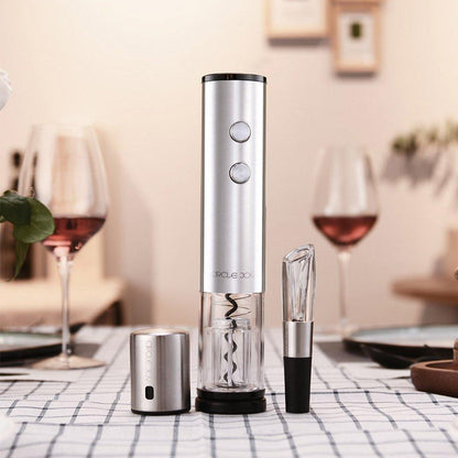 Electric Corkscrew Wine Bottle Opener Stainless Steel