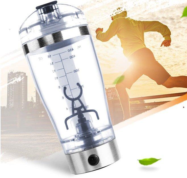 Electric Protein Shake Stirrer USB Shake Bottle Milk Coffee Blender Kettle Sports And Fitness Charging Electric Shaker Cup