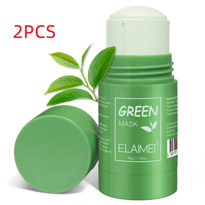 Green Tea Cleansing Blackhead Oil Control Acne Smear Mask