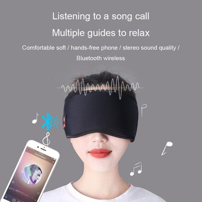 Help Sleep, Shade Eyes, Relieve Fatigue, Smart Music 5.0 Wireless Meditation Eye Mask