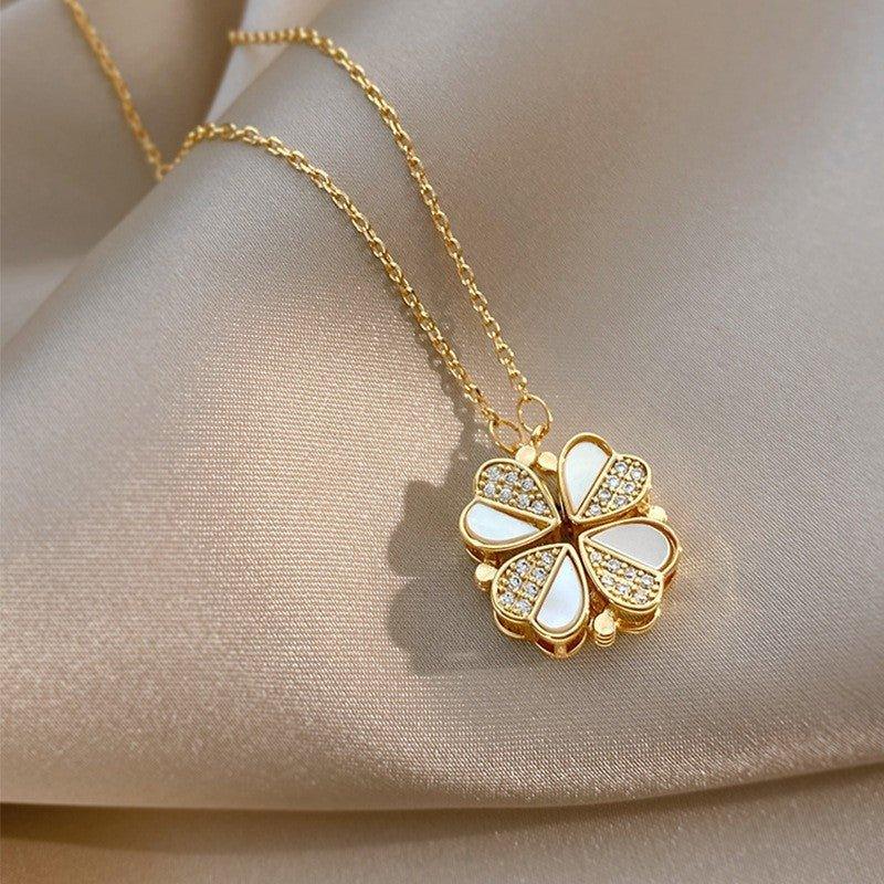 Luxury Four-Leaf Clover Pendant Necklace ZARA CHOICE™