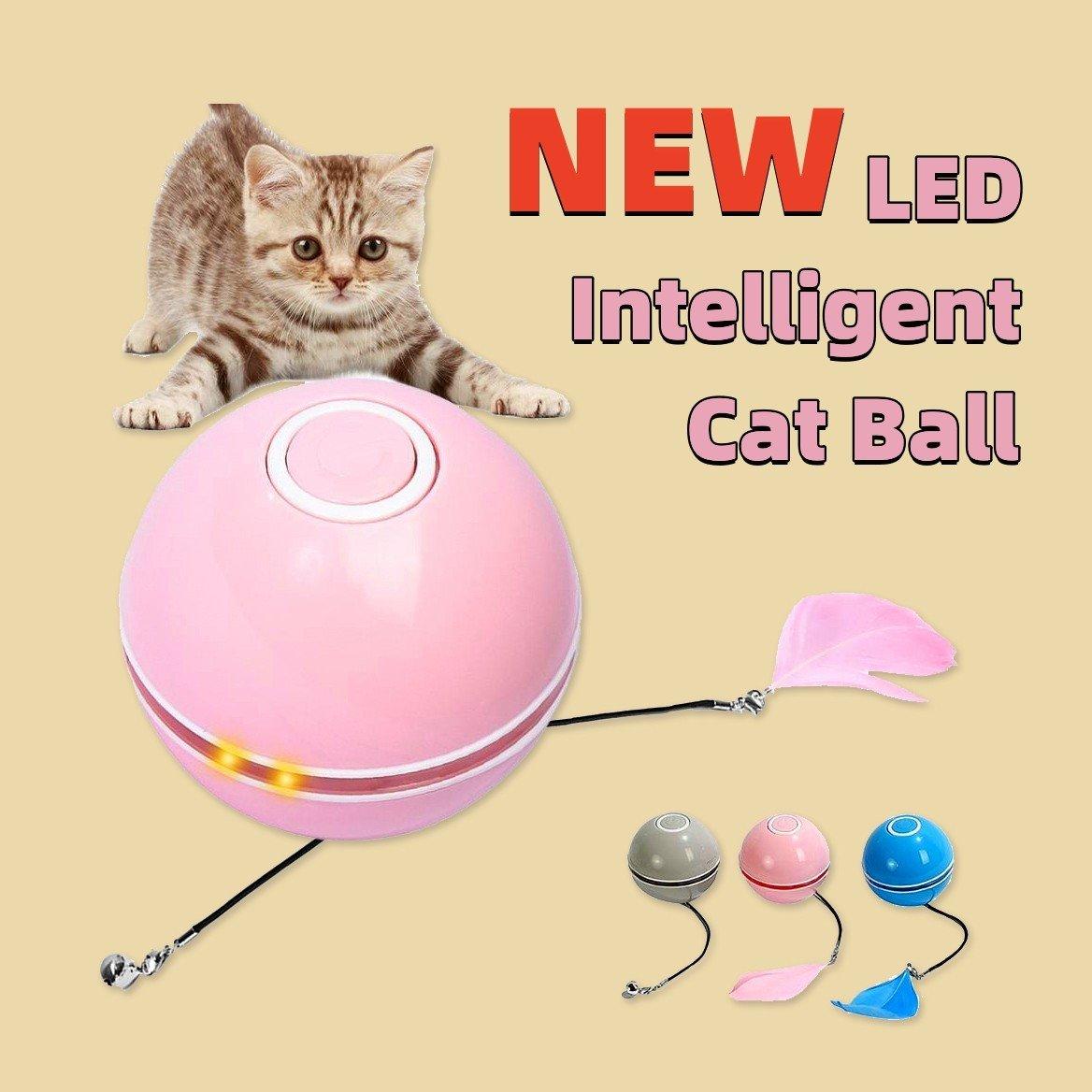 New Automatic LED Intelligent Cat Ball Funny Personality Toy Automatic Cat Ball Pet Supplies