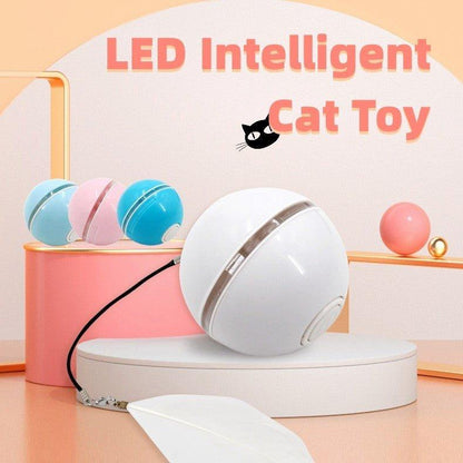 New Automatic LED Intelligent Cat Ball Funny Personality Toy Automatic Cat Ball Pet Supplies