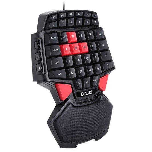 Professional Single-Hand Lol Game Electronic Competition Keyboard Palm Dota Mobile Phone Peripheral Small Keyboard