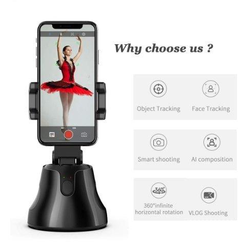 Smartphone Automatic Shooting Selfie Stick Phone Support