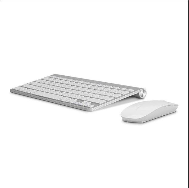 Usb Slim Mouse Mini Wireless Keyboard