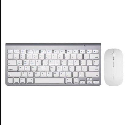 Usb Slim Mouse Mini Wireless Keyboard