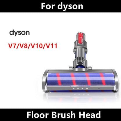 Vacuum Cleaner Accessories Rolling Brush Direct Drive Suction Head Soft Velvet Electric Floor Brush