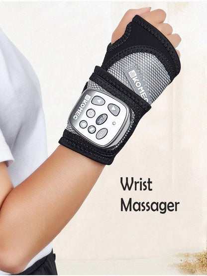 Wireless Vibration Physical Therapy Heating Wrist Massager Squeeze Muscle Joint Acupoint Treatment Relaxation Hand Massager